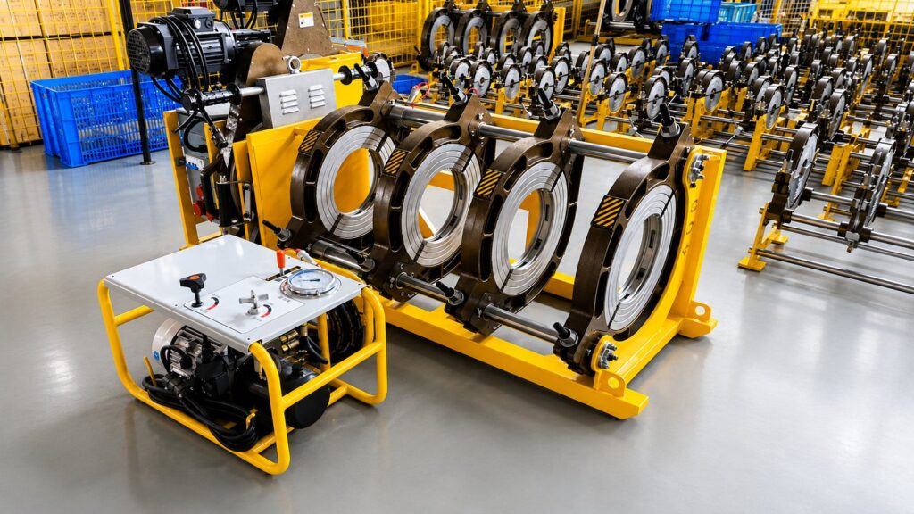 dowi hydraulic butt fusion machine delivery to peru